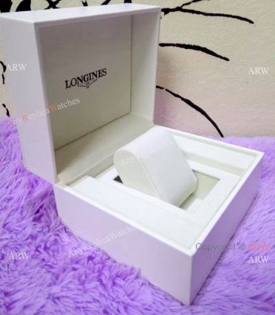 Copy Longines Box For Sale - White Leather Watch Case
